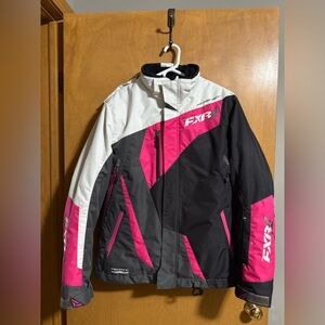 Women's FXR Vertical snowmobile jacket and bibs size 10